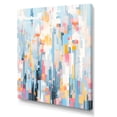 thumbnail image 2 of Designart "Contemporary Pink Cherry Blossom Lines I" Cherry Wall Decor, 2 of 7