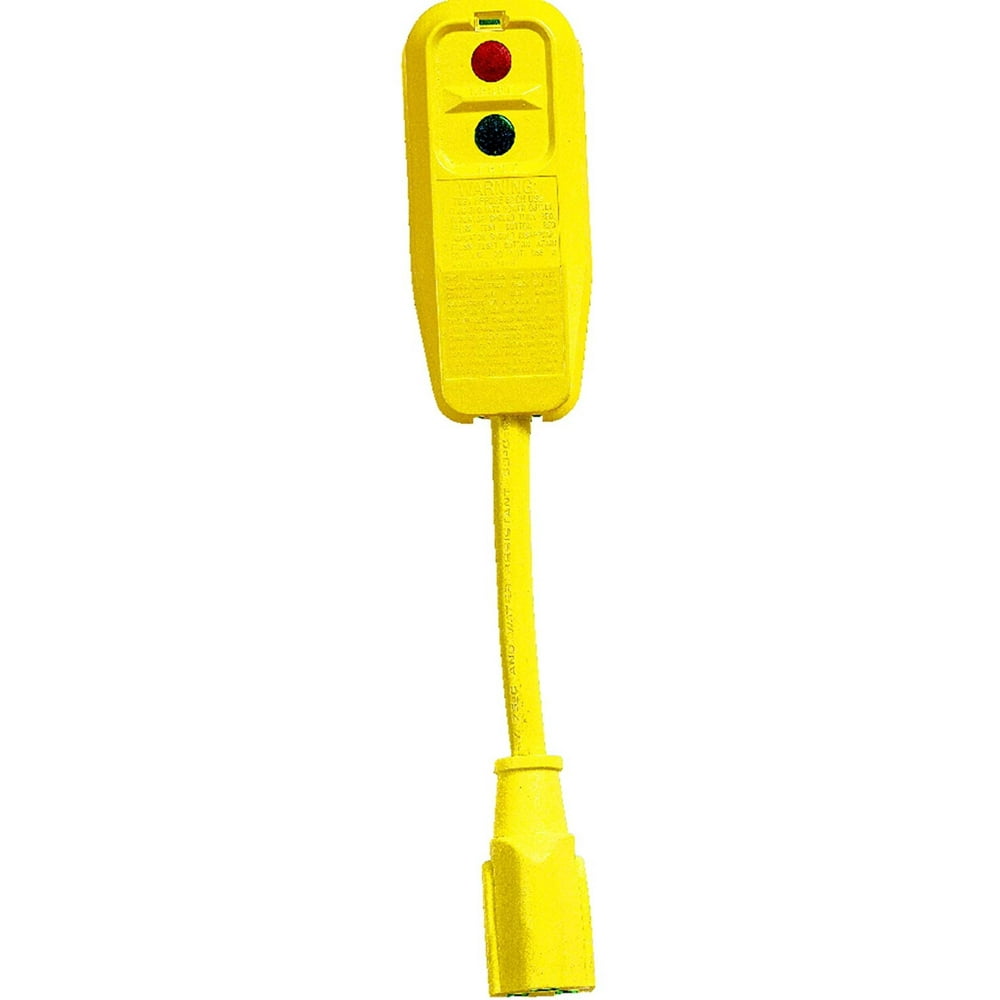 Manufacturing 30334007 15 amp Right Angle GFCI Male Plug And 9" Pigtail