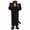 Black, variant on Coerni Boys Girls Black Cat Onesie Zip Up Hooded Jumpsuit with Pink Paw Gloves Cute Cat Ear Hood Halloween Christmas Party Dress Up for Kids