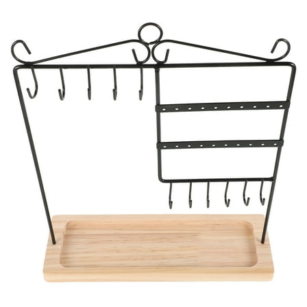 OUNONA Jewelry Display Stand For Vendors With Necklace Display For Selling And Bracelet Holder Display Includes Small Jewelry Organizer And Jewelry Stand For Earrings And Necklaces For Market Stalls