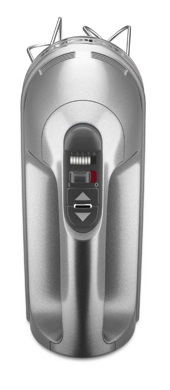 KitchenAid 9-Speed Corded Electric Hand Mixer, Contour Silver