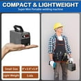 thumbnail image 5 of WarmHaven Mini Stick Welder Machine,110V 250A ARC Portable MMA Welding Machine for Beginners,Welding Machine with 10pcs Welding Rod Tools,IGBT Inverter Welder,Hot Start Arc Force Anti-stick (Gray), 5 of 12