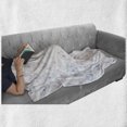 thumbnail image 6 of Anemone Flower Soft Flannel Fleece Throw Blanket, Bridal Corsage Design Garden Bedding Plants in Soft Colors, Cozy Plush for Indoor and Outdoor Use, 70" x 90", Dried Rose Slate Blue, by Ambesonne, 6 of 6