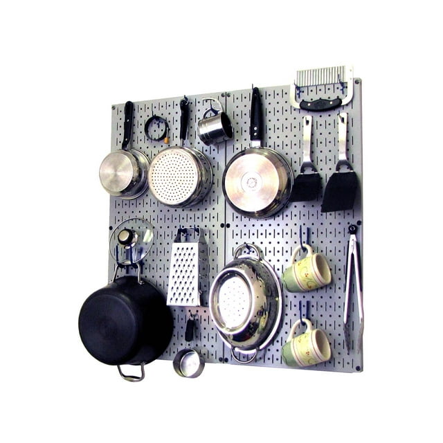 Wall Control Kitchen Pegboard Organizer Pots and Pans Pegboard Pack