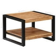 thumbnail image 2 of vidaXL Coffee Table 23.6"x23.6"x15.7" Solid Acacia Wood, 2 of 11
