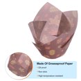 thumbnail image 4 of Uxcell 100Pcs Forros para Cupcakes a Prueba de Grasa, Copas de Papel para Cupcakes, Envolturas y Soportes, Hoja de Arce Oscura, 4 of 6