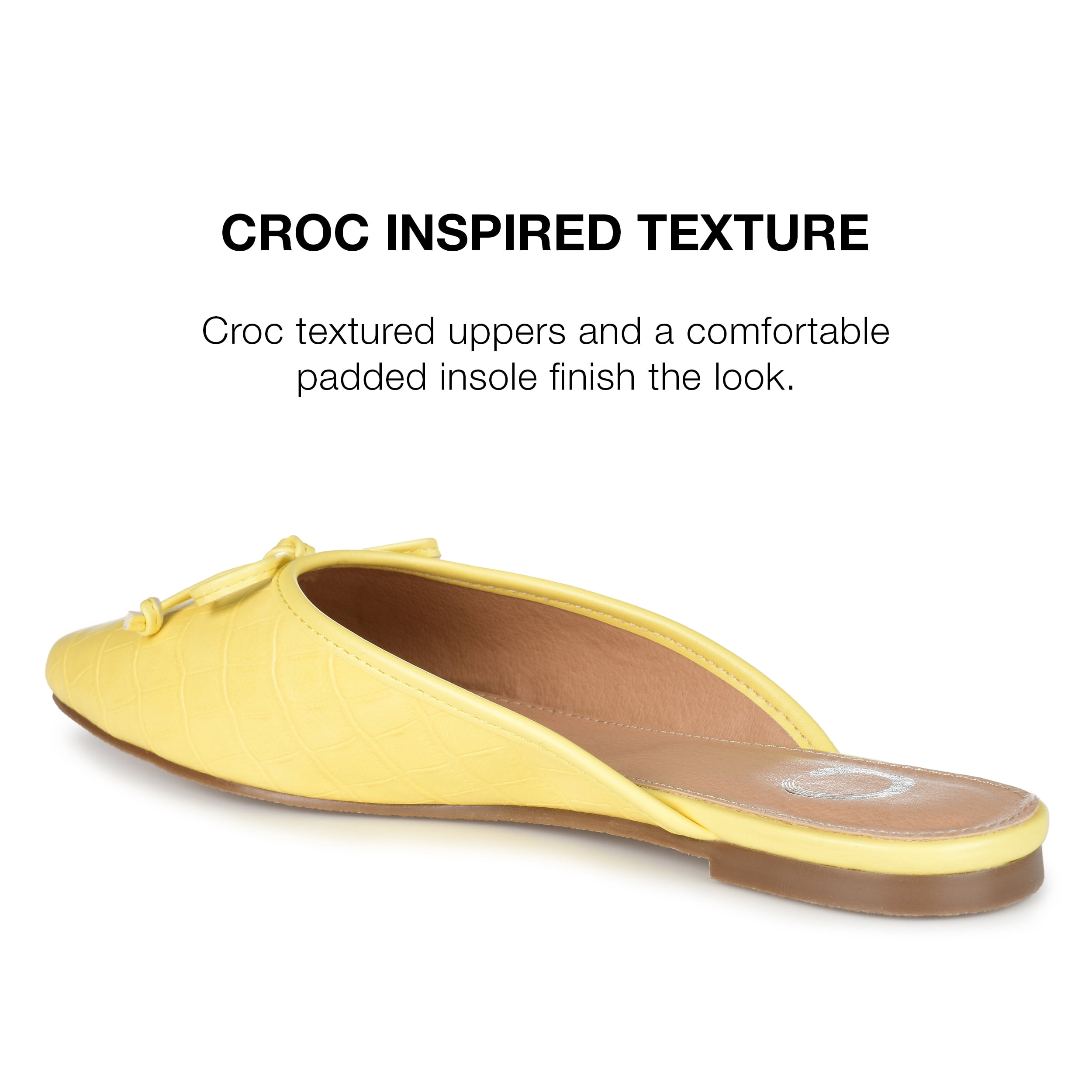 Journee Collection Womens Tammala Slip On Square Toe Mules Flats
