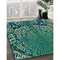 thumbnail image 2 of Ahgly Company Indoor Square Patterned Mint Green Area Rugs, 8' Square, 2 of 6