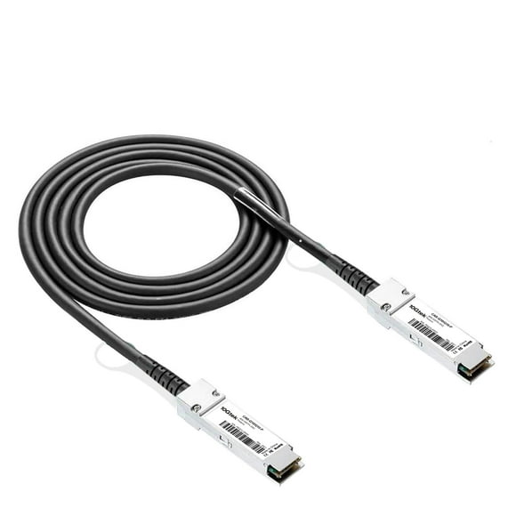 10Gtek 40G QSFP+ DAC Cable - 40GBASE-CR4 Passive Direct Attach Copper Twinax QSFP Cable for Cisco QSFP-H40G-CU1M Meraki MA-CBL-40G-1M Supermicro Mikrotik Open Switch Devices 1-Meter(3.3ft)