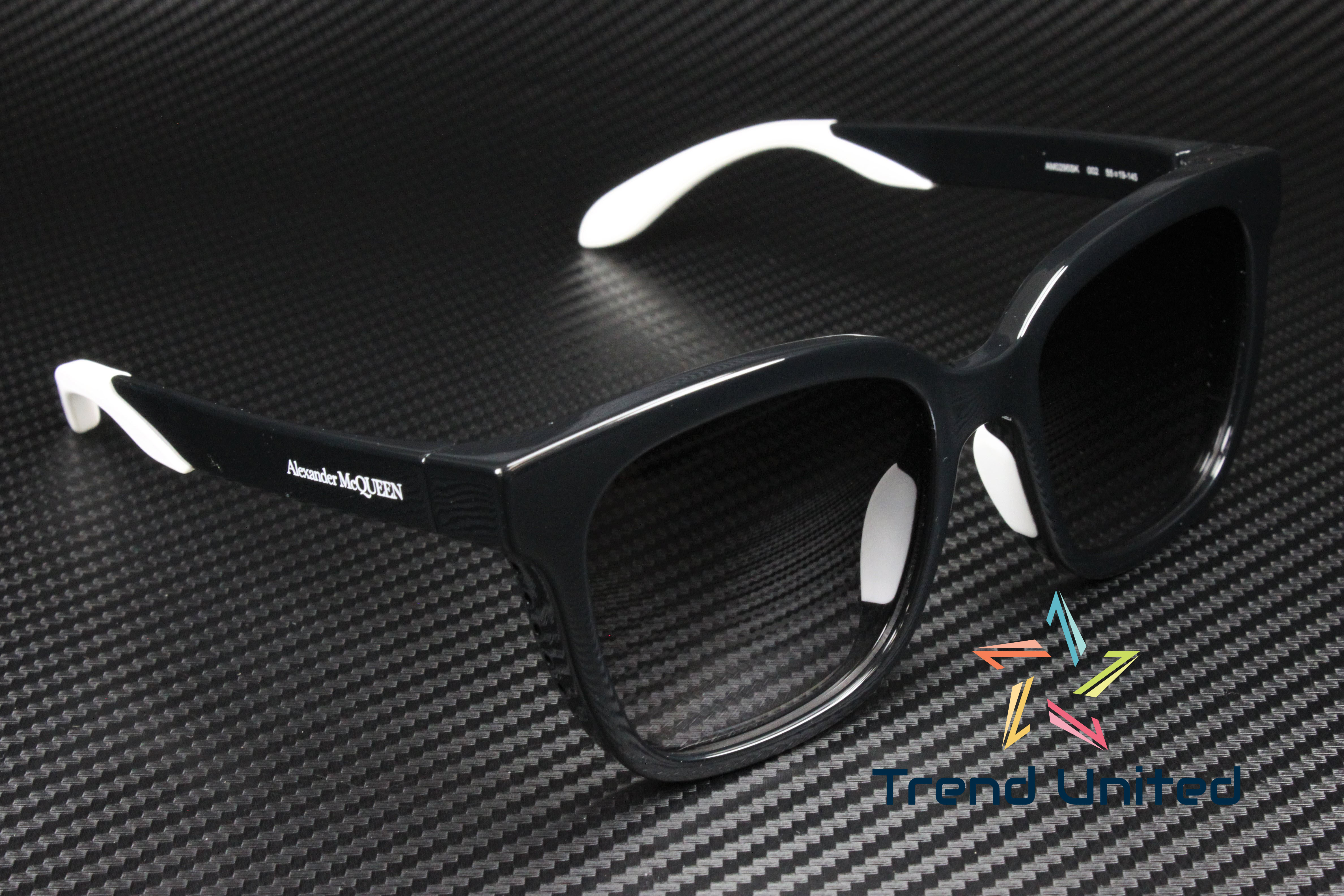 Final Price! Alexander McQueen AM0295SK 002 Black/White/Grey 