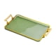 thumbnail image 2 of Bandeja para Servir Perfecl con Asas Rectangular para Almacenamiento de Joyas y Bebidas Verde, 2 of 8