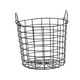 thumbnail image 4 of Cesta de almacenamiento de hierro Cesto de ropa Cesto de almacenamiento de artículos diversos Cesta de hierro para ropa Negro, 4 of 9