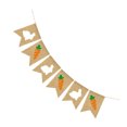 thumbnail image 4 of Advancent Easter Pendant Home Ornament Burlap Layout Hanging Craft Banner Supplies Pendants Scene Decor DIY Festival Party Type2 NO2, 4 of 6