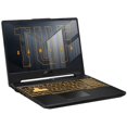 thumbnail image 2 of ASUS TUF A15 Gaming Laptop, 15.6" 144Hz FHD Display, AMD Ryzen 9 5900HX Upto 4.6GHz, 16GB RAM, 1TB NVMe SSD, NVIDIA GeForce RTX 3060, HDMI, DisplayPort via USB-C, Wi-Fi, Bluetooth, Windows 11 Pro, 2 of 6