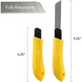 thumbnail image 4 of White Kaiman 12 Pack Utility Knife with Retractable Razor Blades - 18mm Blade Box Cutter, 4 of 7