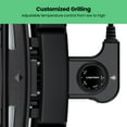 thumbnail image 2 of Chefman Smokeless Indoor Electric Grill w/ Nonstick Table Top and Adjustable Temperature Control – Black, New, 2 of 7