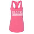 thumbnail image 2 of Vintage Letters Black Lives Matter Women Printed Tank Top Soft and Comfy Tank Top, Lightweight Tank Top Color Hot Pink Medium, 2 of 3