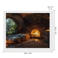 thumbnail image 2 of Diamond Art Kits for Adults, Cozy Tree Hole CabinDiamond Painting Kits for Beginners, Frameless Round 5D Full Drill Diamonds Art Pictures Gem Art Crafts Home Decor Gifts, 2 of 8
