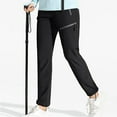thumbnail image 6 of Women'S Hiking Pants Quick Dry Lightweights Water Elastic Waist Cargo Pants for All Seasons Black XXL, 6 of 7