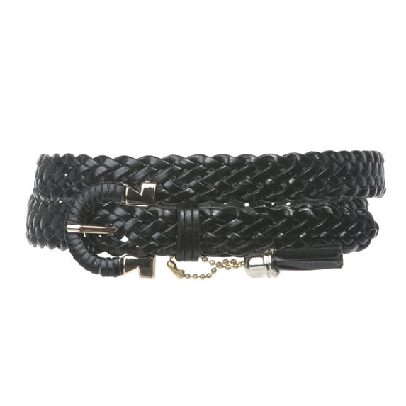 Women's 3/4" Skinny Braided Leather Belt