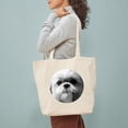 thumbnail image 3 of CafePress - Shih Tzu Photo Tote Bag - Unisex Canvas Tote Bag, Beige, 1-Piece, 3 of 7