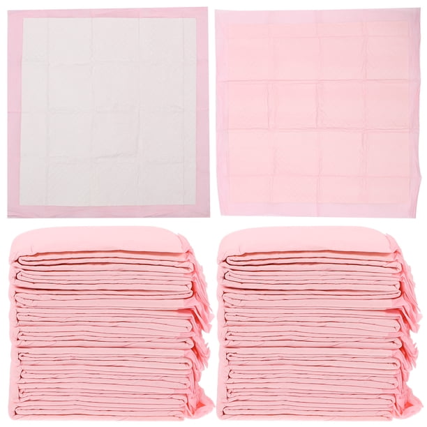 1 paquete de almohadillas absorbentes de agua gruesas para entrenamiento de mascotas (tamaño L, 60 x 60 cm, 40 unidades por paquete)