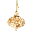 thumbnail image 1 of Fiudx Colgante para Árbol de Navidad, Diseño Hueco Dorado, Elegante Material de Hierro, Duradero y Ligero, Versátil para Decorar El Árbol o El Hogar, Toque Festivo, Listo para Caja de Regalo, Tamaño, 1 of 2