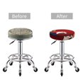 thumbnail image 6 of Lsque Mario Round Bar chair cushion covers Velvet Fabric Premium Comfort Protects from Scratches and Stains for 14-17 Inch Chair- 12 inch, 6 of 7