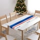 thumbnail image 5 of Fiudx Decoraciones Del Hogar Para Sala De Estar. Bandera De Mesa Del Día De La Independencia Con Mantel De Lino Antideslizante Resistente Al Calor, Camino De Mesa Decorativo Para Mesa De Comedor Ofer, 5 of 7
