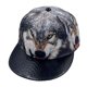 thumbnail image 1 of Gorra de béisbol de poliéster Street Hip-Hop, sombreros lisos con Wolf P, 1 of 4