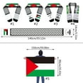 thumbnail image 3 of ROZYARD Digital Print PalestineFlag Scarf Long Satins Sash Scarf Women Men Unisex Scarf, 3 of 13