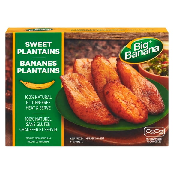 Plantains sucrés Big Banana 312 g