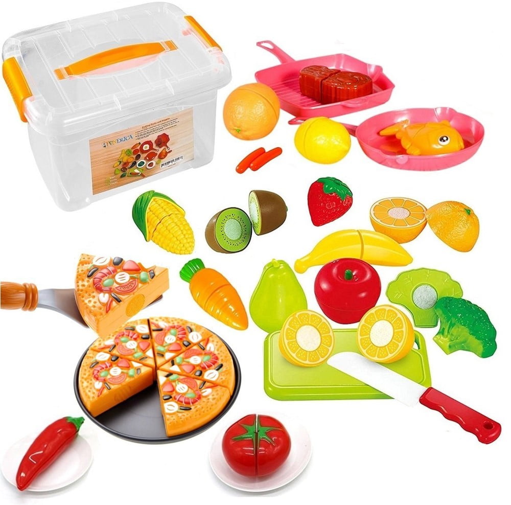 fruits and vegetables playset