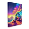 thumbnail image 4 of Stupell Industries Vacation Van on Beach Landscape Painting Gallery Wrapped Canvas Art Print Wall Art, 16 x 20, 4 of 8