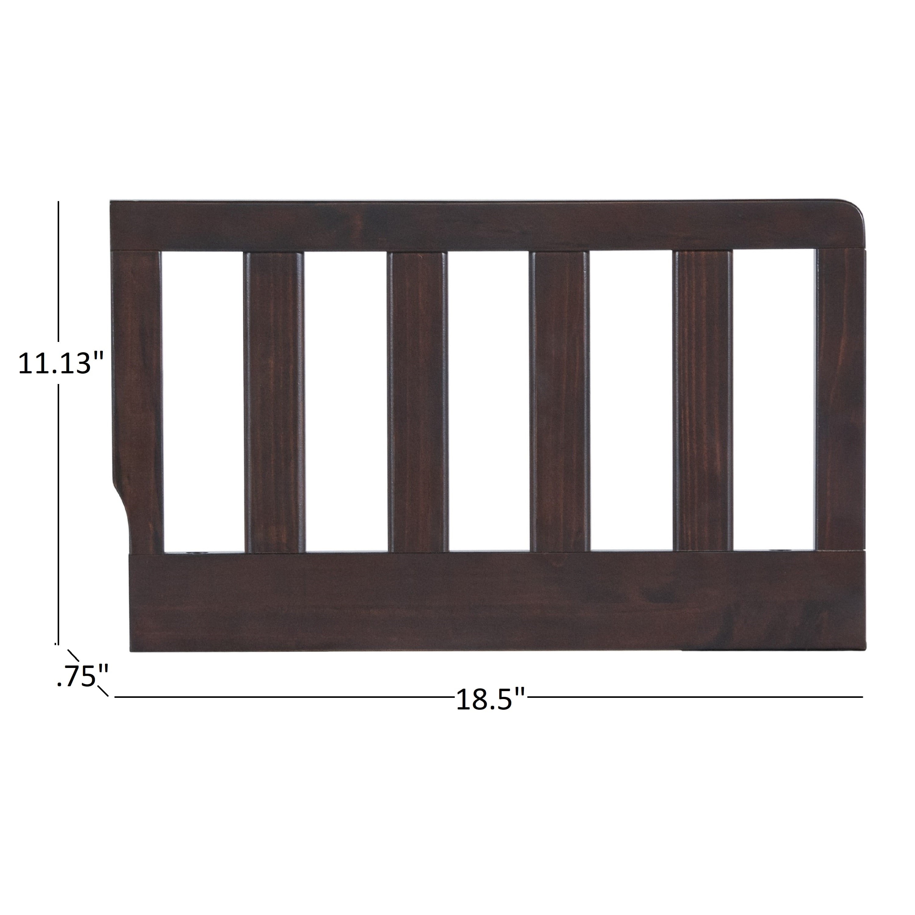 Oxford Baby Logan Toddler Guard Rail Espresso