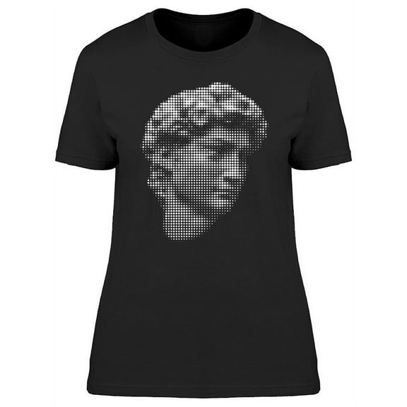 Dot Halftone David Sculpture T-Shirt Women -Image by Shutterstock, Female Small