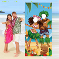 thumbnail image 2 of Luau Couple Photo Door Banner Hawaiian Party Decorations Luau Photo Propsaloha Banner 71 X 35.5 Inch, 2 of 9