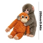 Punch Stuffed Monkey,Punch Monkey Chimpanzee Hand Toy, Interactive Plush Hand Puppet, Cute Animal Play Toy for Kids