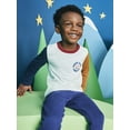 thumbnail image 2 of Garanimals Toddler Boys Colorblocked Ringer Graphic Tee with Long Sleeves, Sizes 18M-5T, 2 of 4