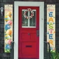 thumbnail image 6 of Qocolhg Easter Bunny Porch Banner, Carrot & Egg Front Door Decoration, Spring Welcome Flag for Outdoor Home Decor, Easter Decorations for Home, 12x71 inch, 6 of 9