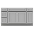 thumbnail image 5 of 63 in. W x 21 in. D x 32.5 in. H Bath Vanity Cabinet without Top in Gray, 5 of 5