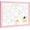 Pink, variant on Dry Erase Monthly Calendar Whiteboard,10.6"x 14.6" Small Magnetic White Board for Wall, Hanging Board for Office/School/Home, Solid Pine Wood Frame (Blue)