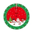 thumbnail image 2 of POINTERTECK Nice-looking Tree Skirt  Flannel Decorative Christmas Exquisite Tree Pad for Festival Style 10 One Size, 2 of 13