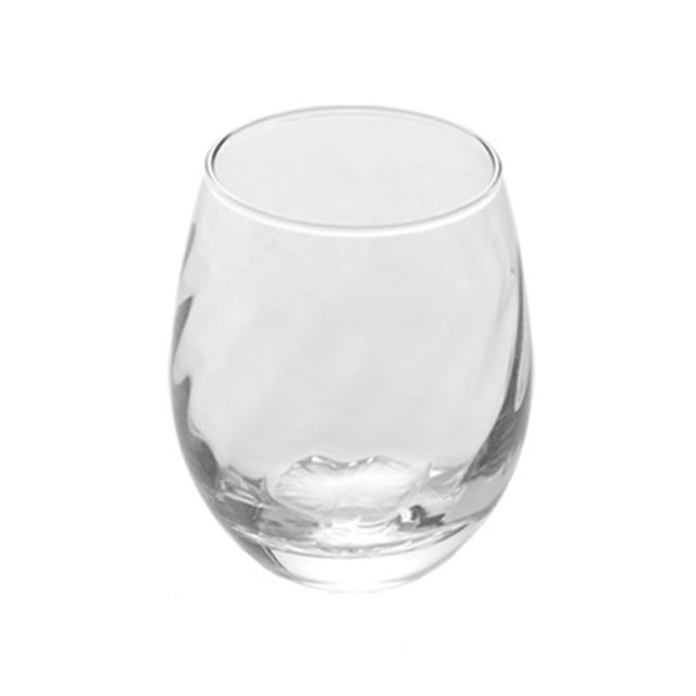 Vasos de cristal texturizado sin tallo, vasos de vidrio transparente soplados a mano for agua, zumo, bebidas y whisky.