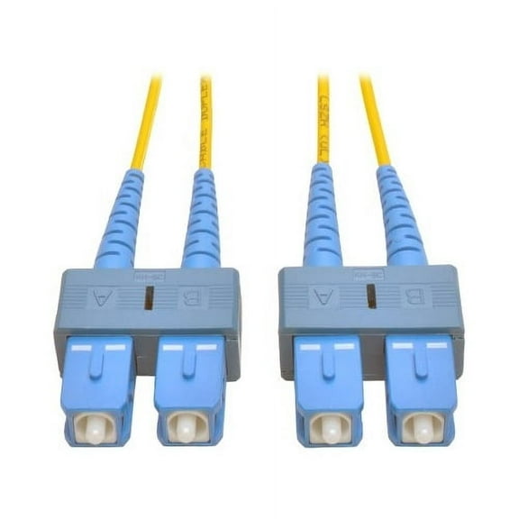 Tripp Lite 1M Duplex Singlemode Fiber Optic Patch Cable 3.3 ft Yellow N356-01M