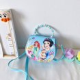 thumbnail image 1 of Bolso de hombro genuino de Disney para niños, bolsa de mano de la serie Frozen Princess, dibujos animados de Anime, bolso de mensajero de PU, monedero, regalos para niños, nuevo, 1 of 2