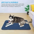thumbnail image 3 of PROCIPE Large Dog Bed Washable Crate Mat Soft Fleece Pet Bed 47"x 32" Blue, 3 of 8