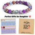 thumbnail image 2 of Pulsera THEMEROL para Niñas con Jaspe Imperial y Piedra Lunar Sin Miedo, 2 of 7
