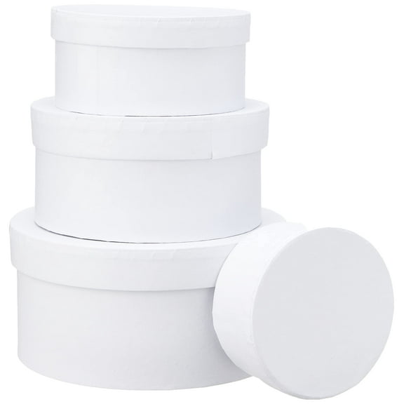 264010 Round Boxes D:8 10 12 14cm H:4 5 6 