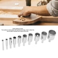 thumbnail image 3 of Hole Saw Set, High Temperature  Accurate Notched Cutting Edge 10Pcs Nickel Plated Process Alloy  Drill Bits  For Glass For Marble, 3 of 8